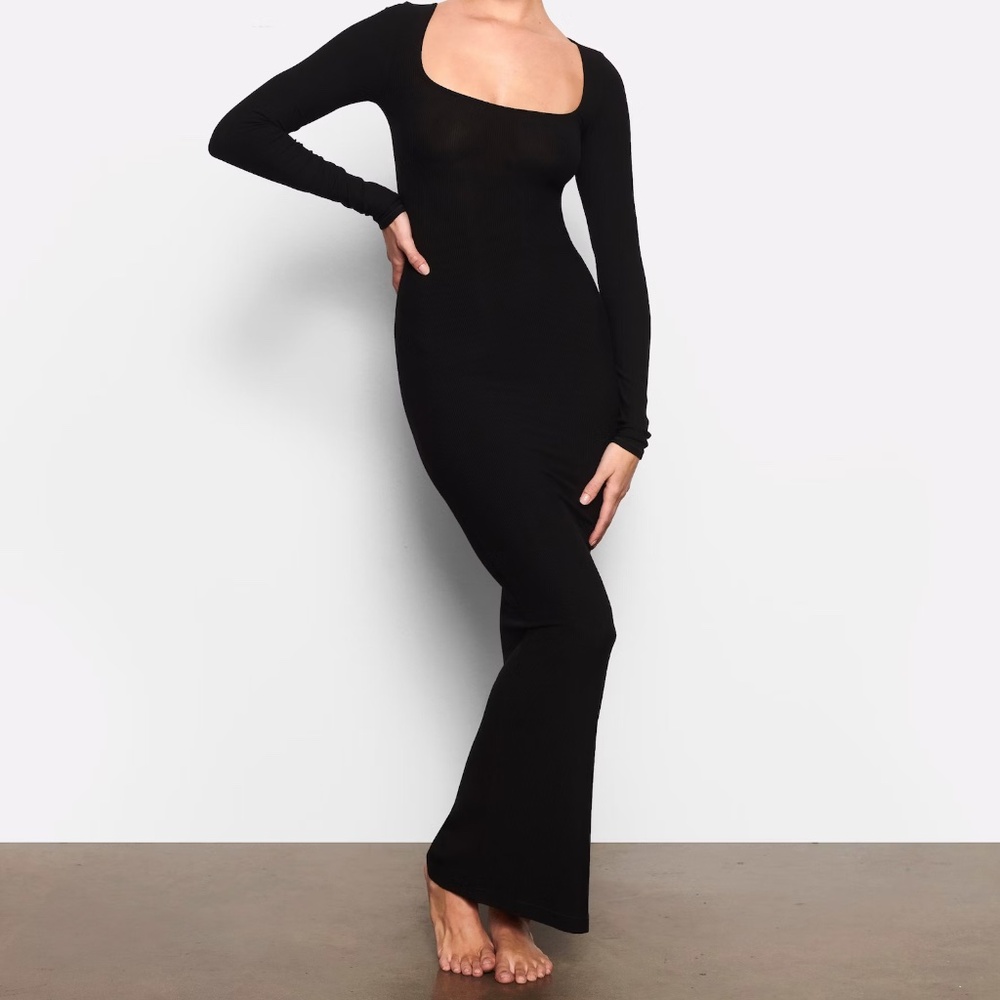 SKIMS Soft Lounge Long Sleeve Dress
